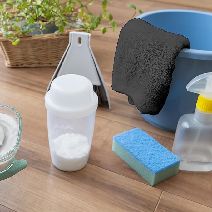 ZUPERIA 100% Cotton Terry Towels Cleaning Cloths, Pack of 50 (12" x 12") Multipurpose, Highly Absorbent, Reusable Cotton Rags, Bar Towels & Cleaning Rags for Everyday Usage (Grey)