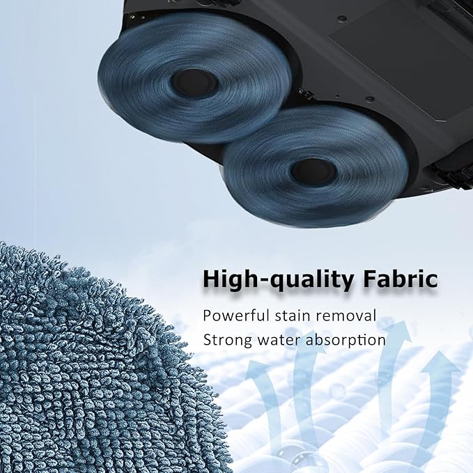 6 Pack eufy Mop Pads fit for eufy X10 Pro Omni Robot Vacuum Accessories,Replacement Parts Washing Mopping Pad Replacement Mop Pads