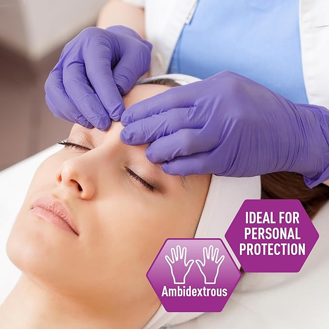 MedPride Powder-Free Nitrile Exam Gloves, Large, Large (Pack of 100)