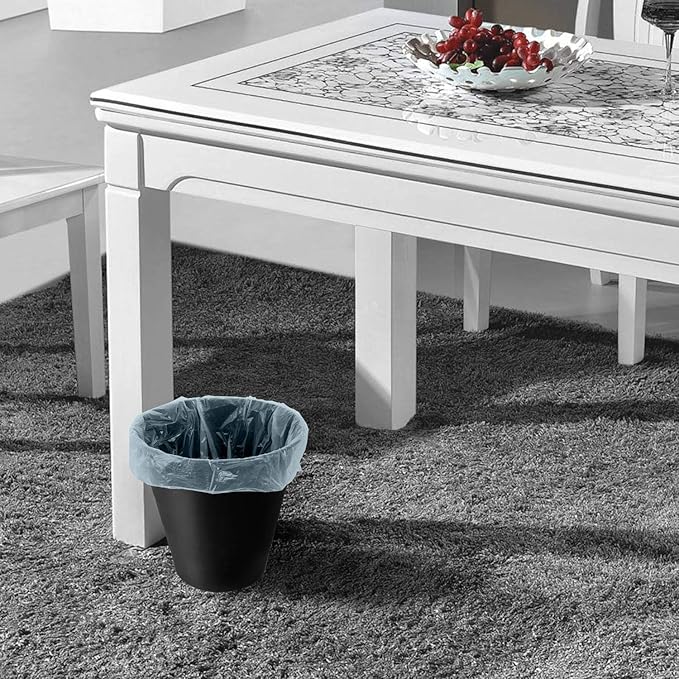 1.2 Gallon Biodegradable Trash Bags Small Trash Bags Unscented Garbage Bags Compostable Wastebasket Can Liners for Bathroom,Home, Office , Baby diaper(Emerald, 125 Count (Pack of 1))