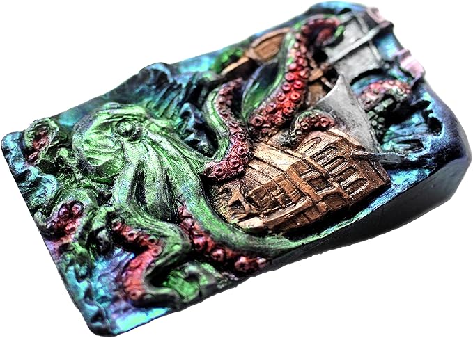 Kraken Silicone Mold for SOAP Making Resin Candle Wax Plaster Cake Chocolate Octopus