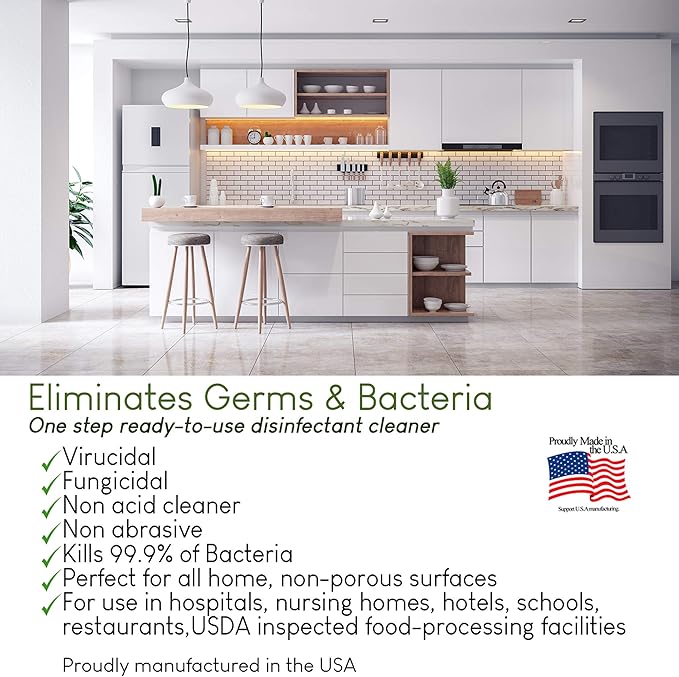 In-Cide Disinfectant Spray, EPA Registered Hospital-Grade Multi-Surface Cleaner, Sanitizer & Deodorizer, Kills 99.9% of Viruses & Bacteria, Lavender Scent, 24 oz Bottle (6 Pack)