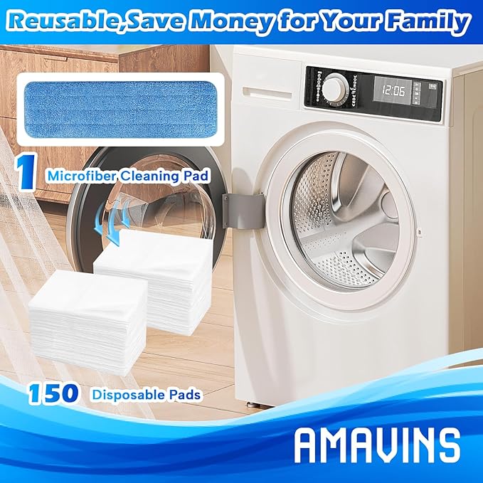 3 Pack Microfiber Cleaning Pads for Bona Mop, Reusable Microfiber Mop Pads for 18 Inch Mop, Hardwood Floor Replacement Cleaning Mop Pads, Machine Washes