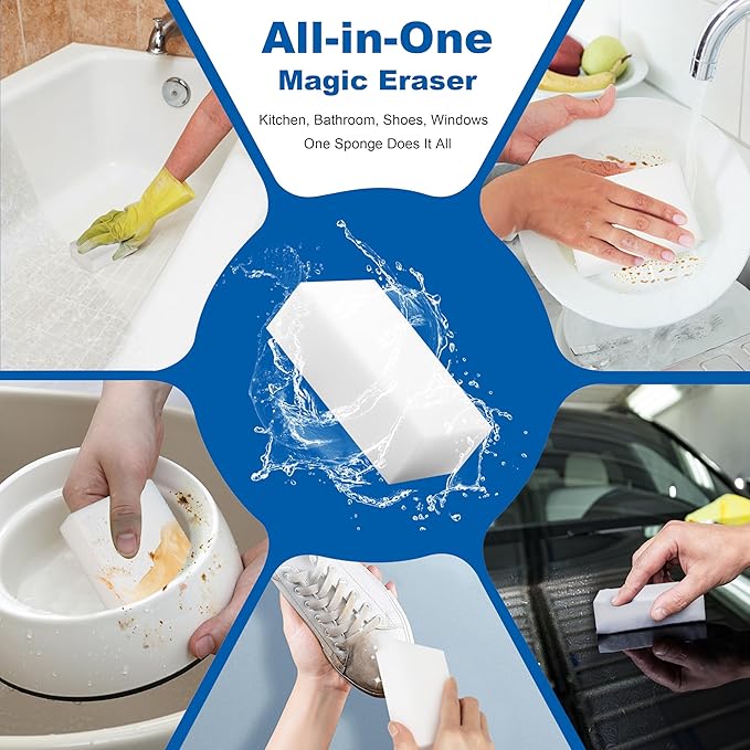 Melamine Sponges 1.18in - 21 Pack Sink, Bathtub & Tile Cleaner(Extra-Thick)