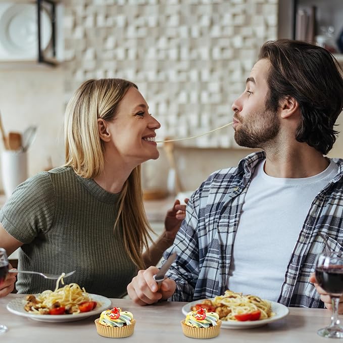 Uiifan Disposable Round Cupcake Liners Paper Baking Cups Wrappers Cupcake Paper Microwave Oven Safe Bakeware Mold for Snacks Cakes(4 Colors,300 Pack)