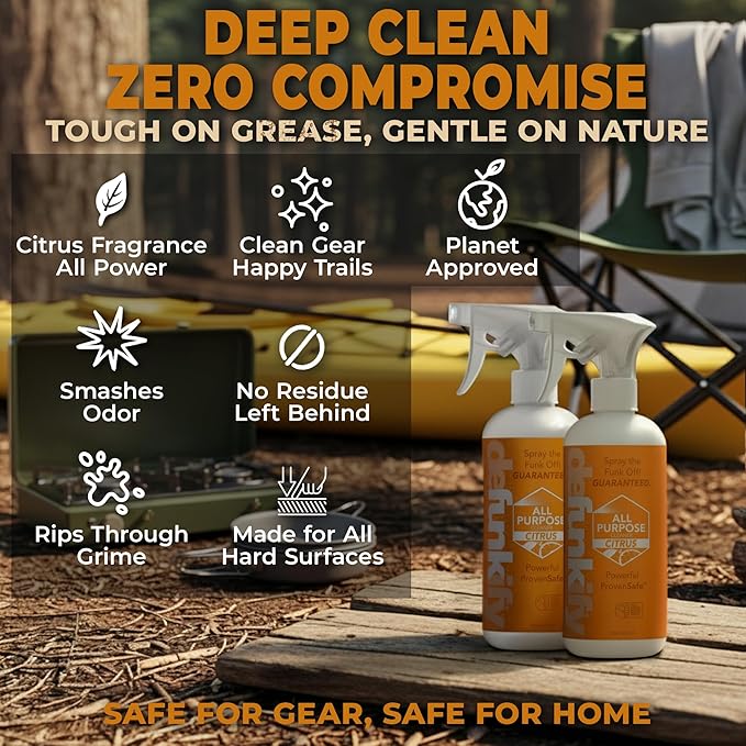 All Purpose Cleaner Spray, 16oz (2-Pack). 'Citrus' Essential Oil Multi-Surface Cleaner for Kitchen, Bathroom, Floor. 'ProvenSafe' Plant-Based Formula Concentrate Safe for Kids, Pets, Stone & Marble