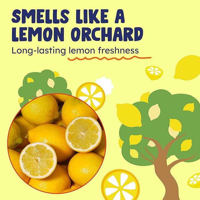 Originally Yellow Lemon Vinegar For Cleaning Purpose | USA Made All Purpose Cleaner | Use as a Floor, Glass, Kitchen, & Bathroom Cleaner | Plant Derived Vinegar Half Gallon | 64 Oz