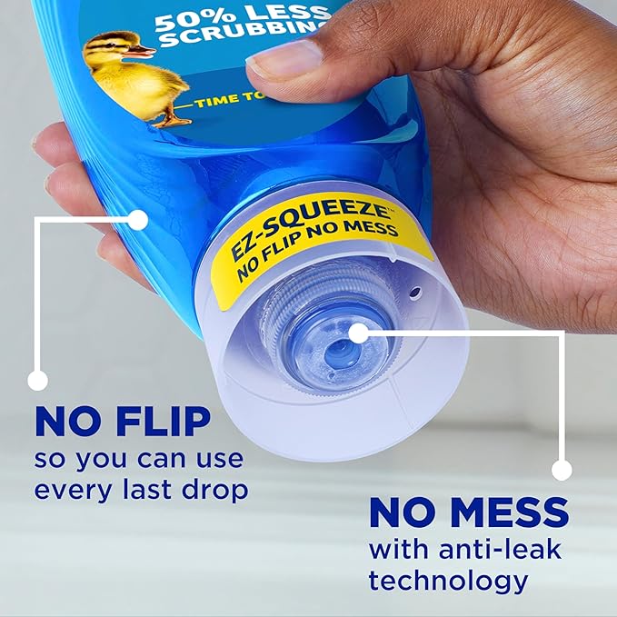 Dawn Ultra EZ-Squeeze Dish Soap, Dishwashing Liquid, Original, 3x22oz