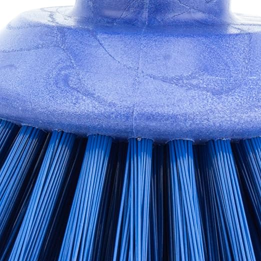 SPARTA 42395EC14 Plastic Scrubber Brush, Round Brush, Dish Scrub Brush With Color Coded For Cleaning, Kitchen, Bathroom, Bathtub, Dishes, Sink, 5 X 5 X 4 Inches, Blue