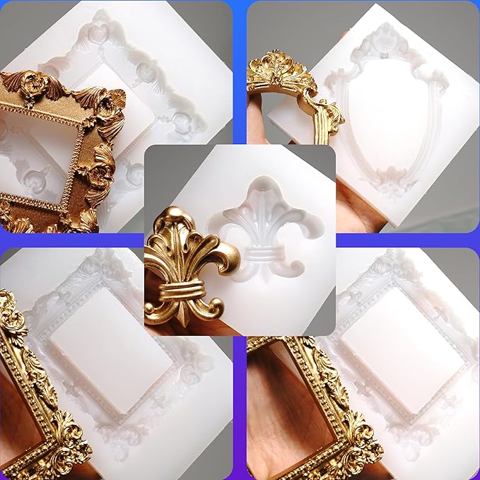 BBDINO Silicone Mold Making Kit, Liquid Silicone for Molds Making 30A Clear, High Strength Silicon Rubber 1 Gallon 8.8 Lbs 1:1 by Volume Ideal for Mold Casting of Resin/Jewelry/Candle/Concrete/Plaster