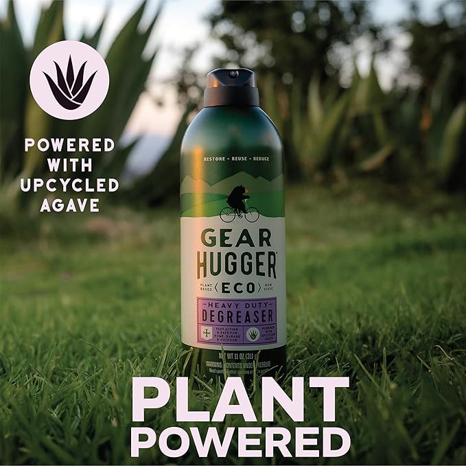 Gear Hugger Degreaser - Eco-Friendly (11 oz, Pack of 1), Degreaser Cleaner Spray - Oven Cleaner, Grill & Brake Cleaner, Dissolves Grease & Grime - Plant-Based, No Petroleum, Non-Toxic, No PTFE