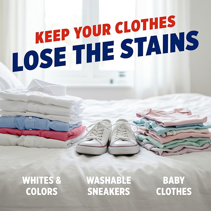 OxiClean Max Force Laundry Stain Remover Spray, Newborn & Baby Essentials, Stain Treater, 12 fl oz, 3-Pack