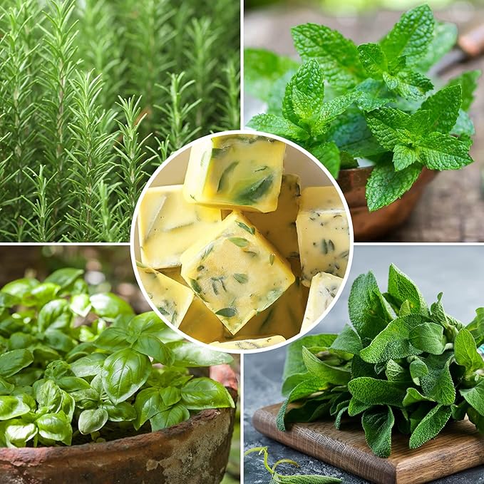 AIERSA Silicone Molds for Herb-Infused Oil Cubes, 1Pcs 32 Cavity Mini Candy Gummy Tray, 5/8x5/8x5/8in Square Chocolate Molds with Lids & 1 Droppers DIY Homemade Herbal Blocks, Jello, Pralines Caramels