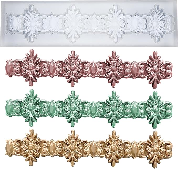 Border Mold for Polyclay Air Dry Clay Plaster