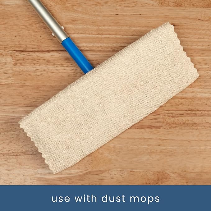 S&T INC. 50 Pack Microfiber Cleaning Cloth with Box, Bulk Towels for Home, Reusable Microfiber Towels for Cars, Cleaning Rags, Beige, 11.8 Inches x 11.8 Inches, 50 Count