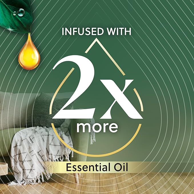 Air Wick Plug In Advanced Scented Oil,Winter Woods + Frosted Ivy,Air Fresheners for Home Long Lasting,Home Room Fresheners,Air Freshener Plug In, House Essentials for Small Spaces + Large Spaces,5 ct