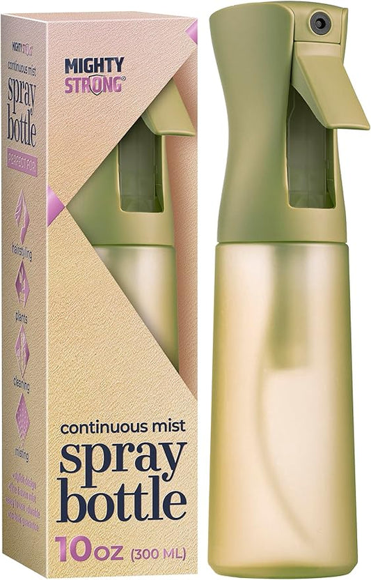10 OZ Continuous Spray Bottles - Ultra Fine Mist Sprayer | Water Spray Bottle For Hair Stuff, Mister Spray Bottle For Plants Mister | Hair Spray Bottles For Hairstyling, Cleaning, Salons