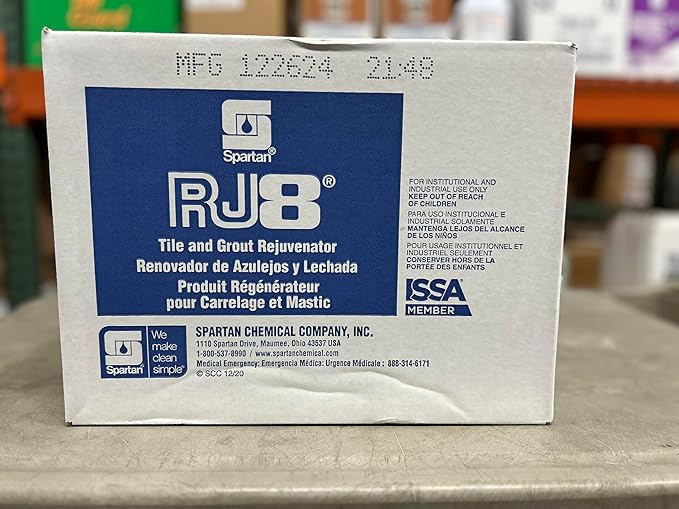 SPARTAN RJ8 Bathroom Cleaner 32oz Bottle Case of 12