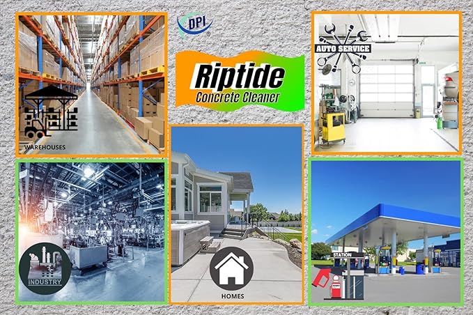 DPI Riptide Concrete Floor Cleaner, Powder Concentrate