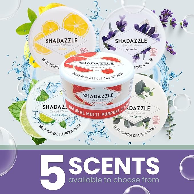 Shadazzle Natural All Purpose Cleaner and Polish – Eco friendly Multi-purpose Cleaning Product (2 Pack, Lavender)