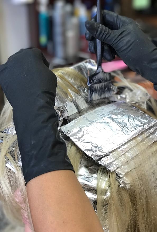 Super soft Disposable Latex Gloves, Powder Free, Exam 12" Length, Medium Duty, 50 Gloves, Size X-Large.