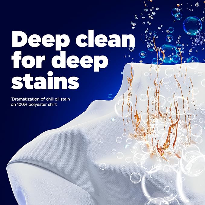 Tide Ultra Oxi Boost Liquid Laundry Detergent, 132 fl oz, 94 Loads, Advanced Stain Remover, Laundry Detergent Liquid with Extra Oxi Power (Packaging May Vary)