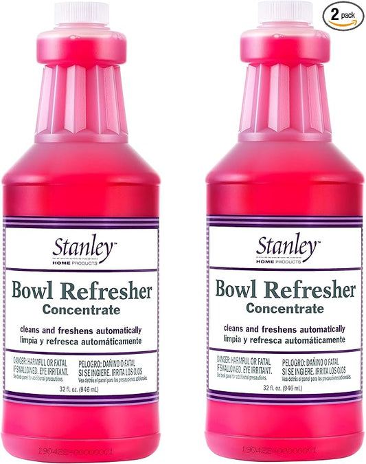 STANLEY HOME PRODUCTS Bowl Refresher Concentrate – Cleans and Freshens Toilets Automatically – 32 fl. oz. (2 Pack)