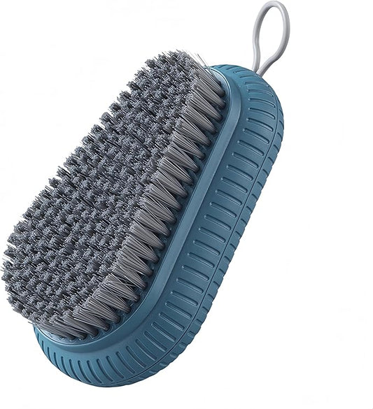 Laundry Brush,Scrub Brush,Easy to Grip Household Cleaning Brushes,Quality Soft Laundry Clothes Shoes Scrubbing Brush (Blue)