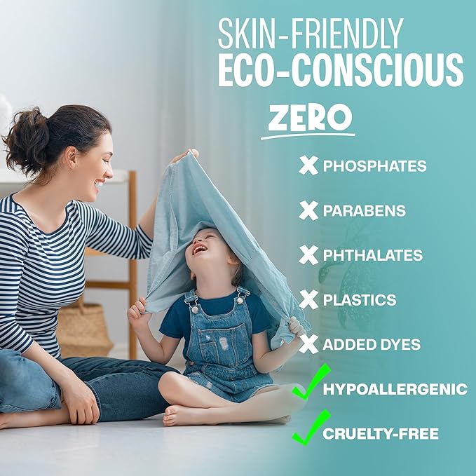 Sudstainables Laundry Detergent Sheets 200 Loads – Dissolvable Laundry Sheet for Washing Machines, Compact Alternative to Liquid & Powder Detergent, Travel-Friendly Soap | Fragrance Free