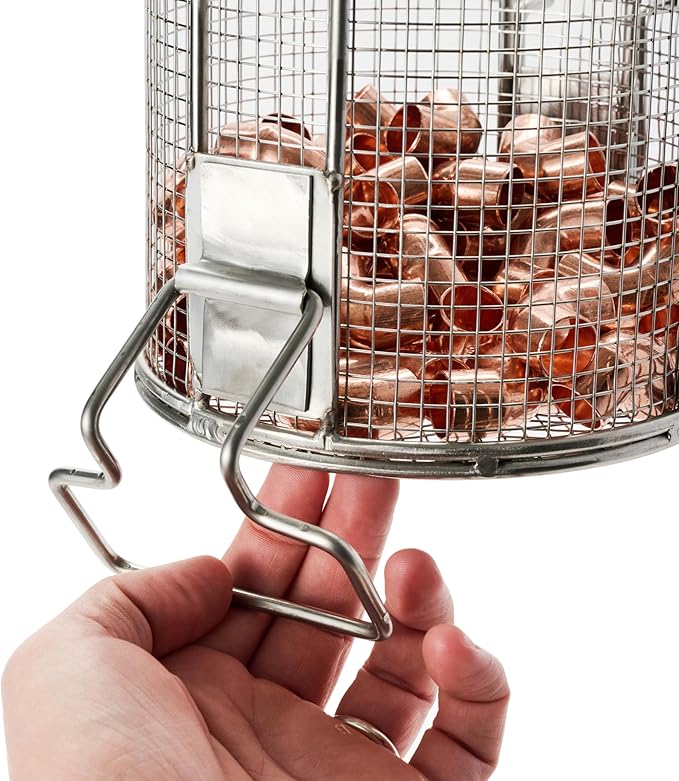 Dip N’ Drain – The Ultimate Stainless Steel Parts Cleaning Basket | Fits Any 2-Gallon Bucket, 1/4″ Mesh, Swing Handle (Bucket Not Included)