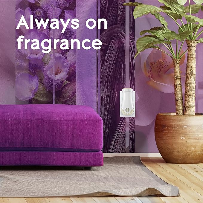 Glade PlugIns Refills Air Freshener, Scented and Essential Oils for Home and Bathroom, Lavender & Vanilla, 6.7 Fl Oz, 10 Count (Packaging May Vary)