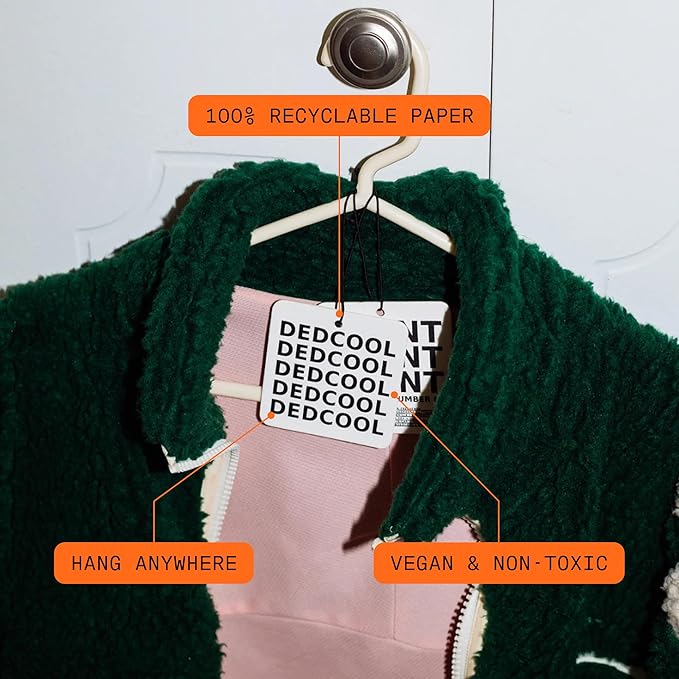 DedCool Air Freshener | 01 Taunt | For Cars, Closets & Drawers | Hanging Odor Eliminator | Long-Lasting Scent Infused with Essential Oils | Vegan, Non-Toxic, Cruelty-Free Fragrance For All