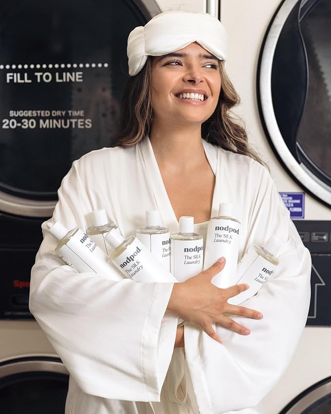 Nodpod Silk Wash - Gentle Silk Laundry Detergent - Liquid Laundry Soap with No Added Dyes or Fragrances - 500ml / 16.9 fl oz