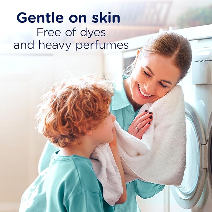 Downy Rinse Laundry Odor Remover, Cool Cotton Scent, 62 fl oz, Fabric Softener and Laundry Odor Removal Rinse, Fights Odors at the source, HE Compatible