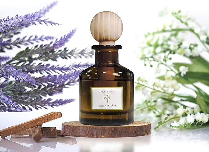 PRISTINE Japanese Ryokan/Inspired by Shang Hotel Ball Diffuser for Wardrobe | Fresh Lavender, Moroccan Amber Mini Diffuser Decor | Air Freshener for Closets