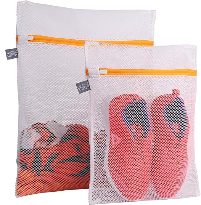 Kimmama Laundry Bags Mesh Wash Bag, Lingerie Bags for Washing Delicates, Net Washer Sack with Zipper, Dryer Pouch for Cleaning and Drying Cloths, Garment, Sweater, Bra, Pant, Sock, Toys, Scarf