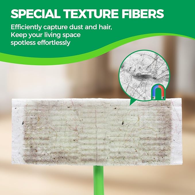 Dry Sweeping Cloths Disposable Mop Refills Floor Dust Refills Mop Pad for Swiffer Standard Sweeper, 7.87x11.81inch, 50 Count