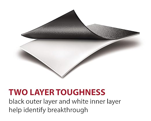 Venom Steel VEN6544 Nitrile Gloves, Rip Resistant Disposable Latex Free Black Gloves, 2 Layer Gloves, 6 mil Thick, X-Large (Pack of 500)