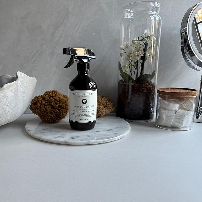 Murchison-Hume Powerful, Plant-based, Multi-Surface Bathroom Cleaner Spray for Basins, Tubs, Tiles, and Toilets. Eliminates Odor, 17oz, Australian White Grapefruit Scent 2 Pack