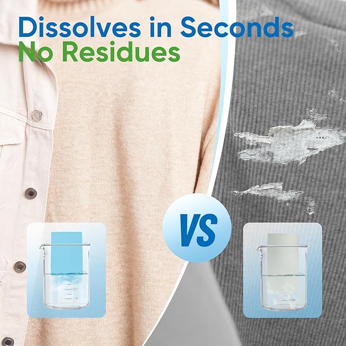 Laundry Detergent Sheets 300 Loads Diesetsr Laundry Sheet ECO-friendly Travel Plastic-Free Washing Detergent Soap Sheets,Fragrance-Free