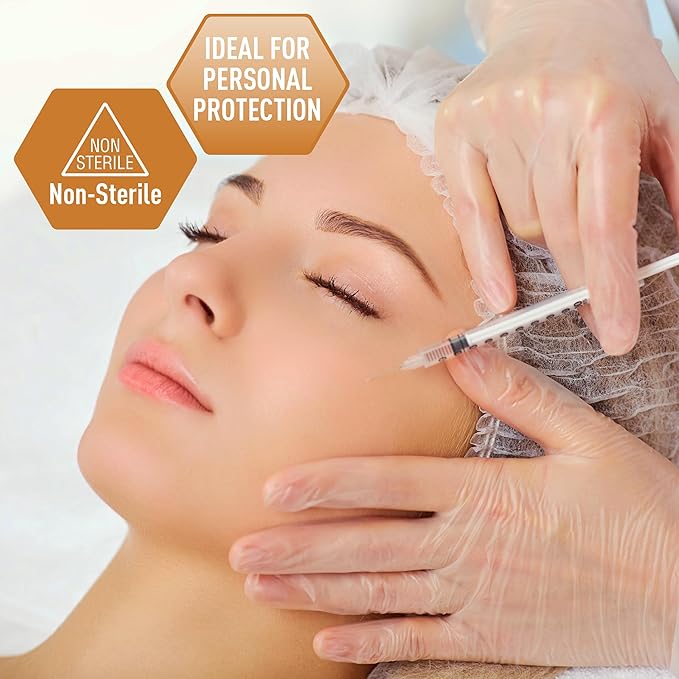 MedPride General Purpose Powder-Free Vinyl Gloves, Large, Box/100