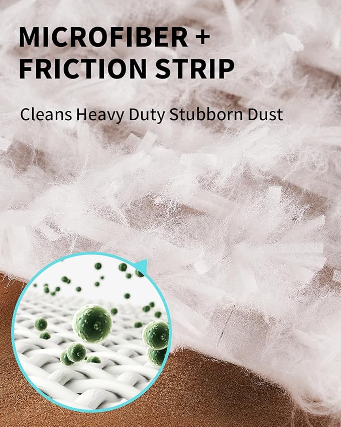 Heavy Duty Dry Sweeping Cloths for Swiffer Sweeper, Disposable Pet Dry Mop Pad Refills, Super Thick, 4X Locks Out Dust and Hair for Floor Cleaning
