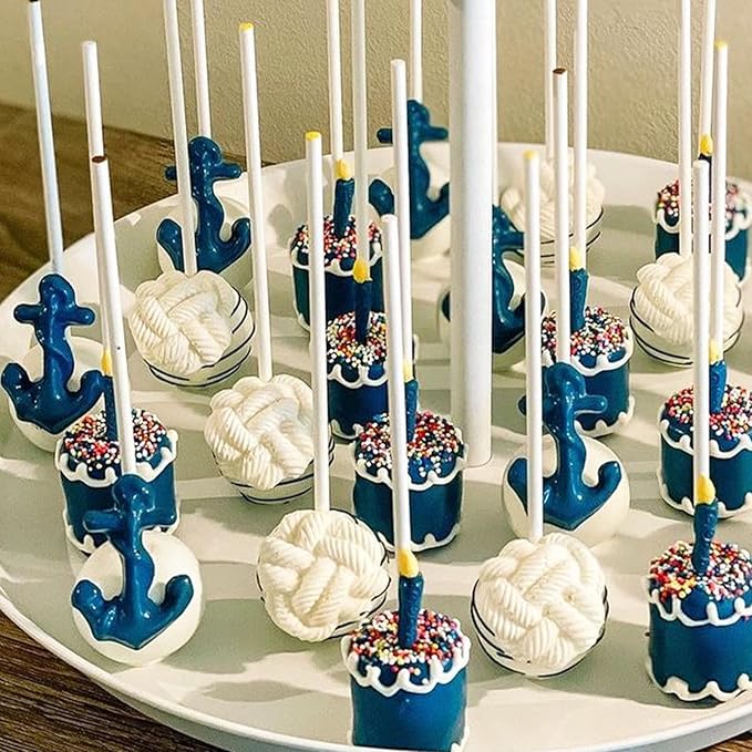 Chain and Rope Pattern Silicone Mold, 6 Designs, Pink Fondant Decorating Tool