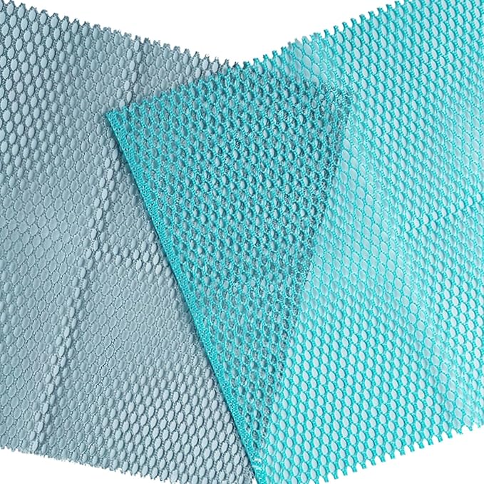 Net Scrubbers for Dishes/Innovative Mesh Dish Cloths for Washing Dishes, Quick Dry - No More Sponges with Smell / 11.5 by 11.5 inches/Advanced Raw Material-Polypropylene 100% (Mint5 Gray5)