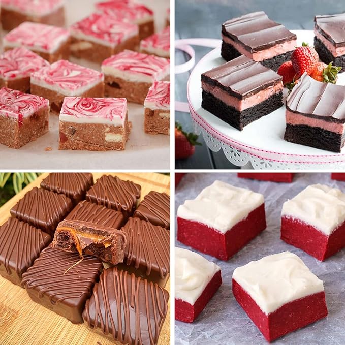 Sidosir 3Pcs Square Caramel Candy Mold Silicone, 40-Cavity Gummy Silicone Molds for Fat Bombs, Chocolate Truffles Mold for Hard Candy, Ice Cube