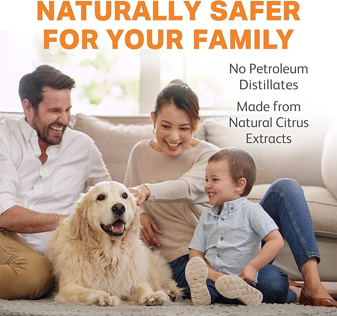 Citra Solv Concentrated Cleaner & Degreaser, Deodorizer, Paint & Adhesive Remover, for Home and Outdoor, Natural Orange Oil, Safe, Valencia Orange - 32 Fl Oz (2-Pack)