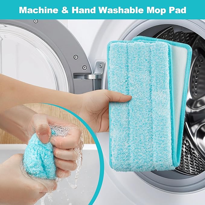 JOYMOOP 18 Inch Commercial Dust Mop for Hardwood Floors, Heavy Duty Industrial Wet Dry Mops with Telescopic Handle, Includes 5 Microfiber Mop Pads