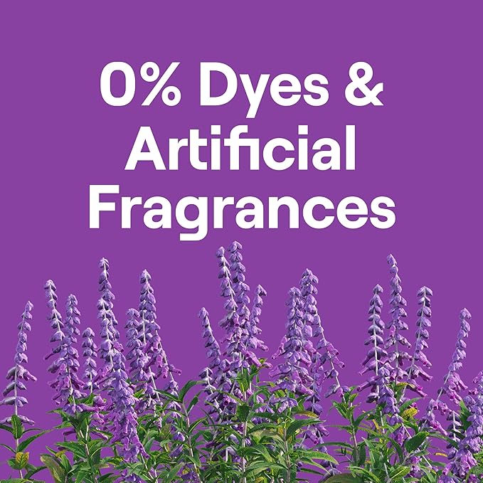 Seventh Generation Laundry Detergent Sheets, Up to 64 Loads, Fresh Lavender Scent, Removes Tough Stains, 0% Dyes and Artificial Fragrances, Safer for your family