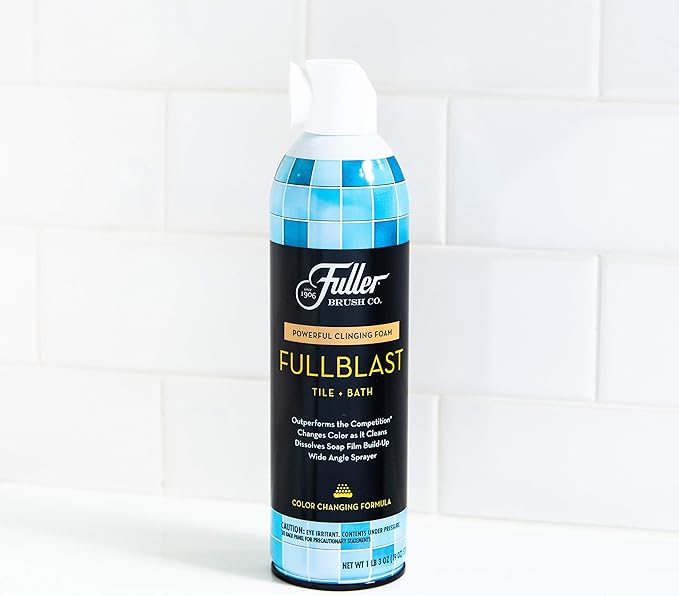 Fuller Brush FULLBLAST Tile & Bath Foam Bathroom Cleaner Spray (Pack of 2)