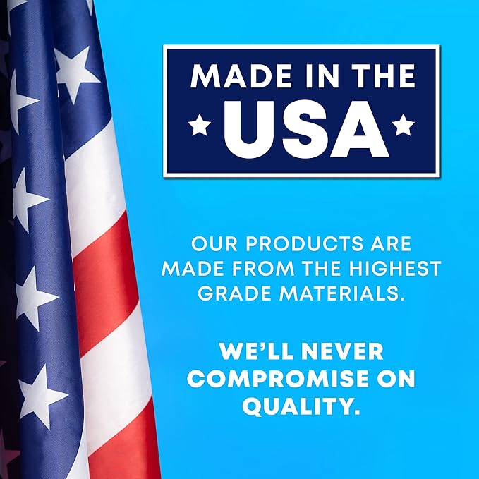 Tasker 40-45 Gallon Trash Bags, (50 Bags w/Ties) Large Black Heavy Duty Garbage Bags - fits 39 Gallon - 40 Gallon - 42 Gallon - 44 Gallon